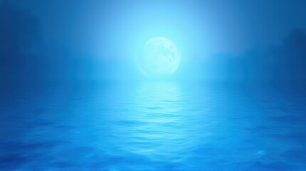 moon over water