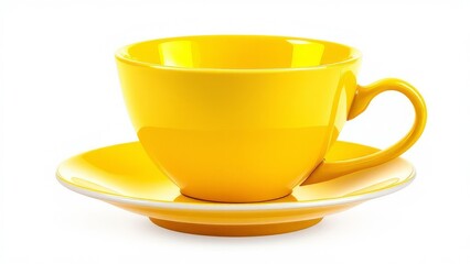 Colorfully painted espresso coffee cup