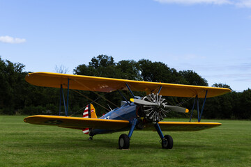 retro airplanes air show