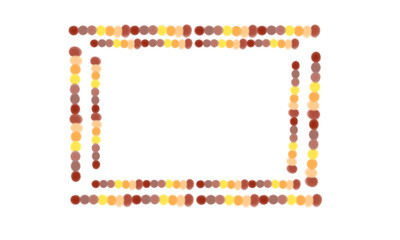 かわいいドットフレーム