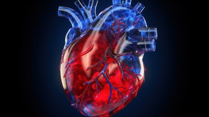 Glass Heart: A Symbolic Representation of Life and Vitality