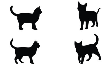 cat silhouette vector design for you.