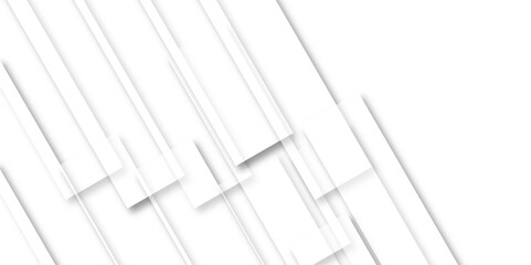 White geometric shapes and layers 3d transparent vector wallpaper. modern and creative design and Template for branding business identity. For graphic designers presentations. 
