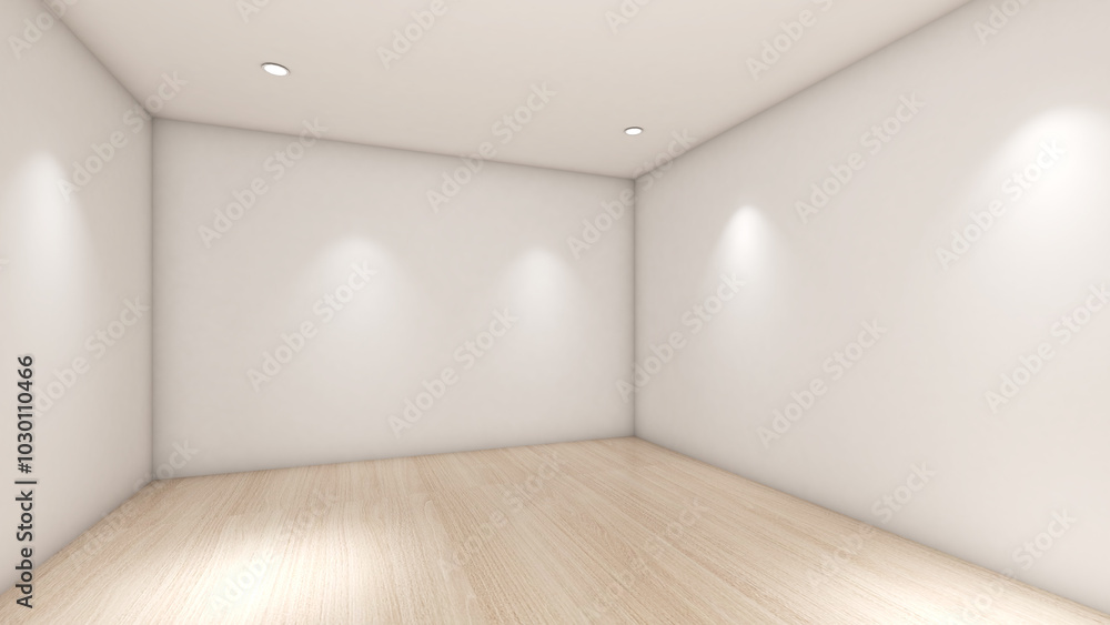 Aufkleber the white interior structure shows the structure and the corridor area.,3d rendering