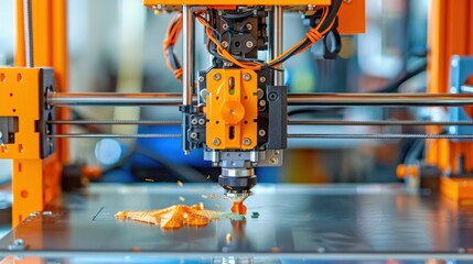 Desktop 3D Printer: A compact and user-friendly printer designed for home environments, offering high precision in printing small to medium objects using materials like PLA and ABS.
