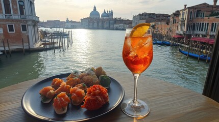 Charming Cicchetti Plate by Venetian Waters