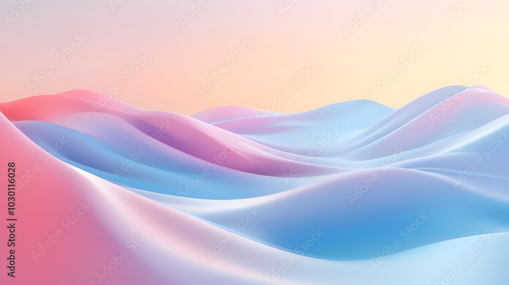 Poster 8. **a tranquil expanse of soft color gradients, perfect for highlighting the product is features.