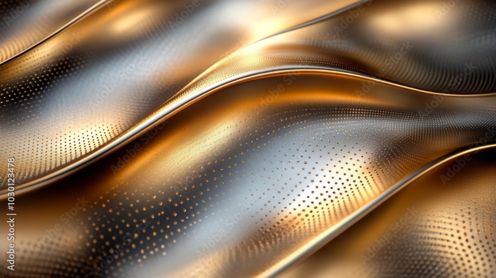 Poster Abstract Metallic Waves