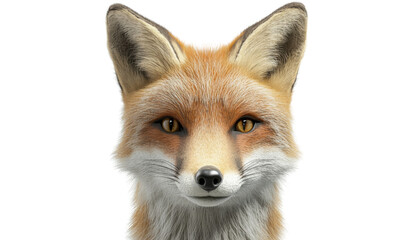 Obraz premium Closeup of a Red Fox's Face.