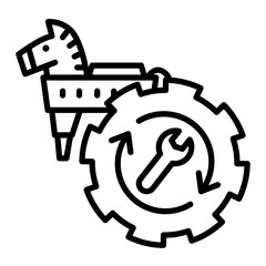 A trojan icon disguised as a useful tool.