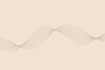 Abstract vector wave background. EPS10