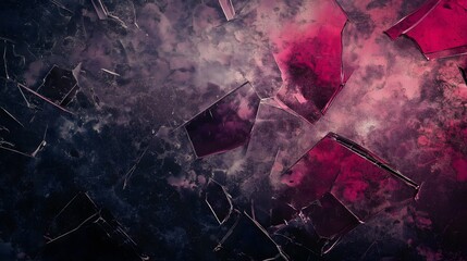 Broken Glass Texture Grunge Punk Background