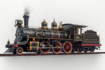 Fototapeta premium Vintage Steam Locomotive Model