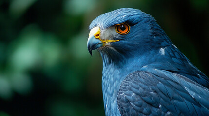 Fototapeta premium Majestic Blue Hawk Portrait