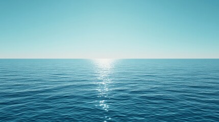 Obraz premium Peaceful Ocean Horizon