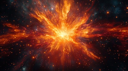 Fototapeta premium Cosmic Explosion in Space