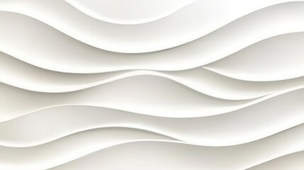 Obraz premium Abstract White Wave Pattern Background