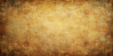 Naklejka premium A weathered surface with a warm, golden patina, the texture reveals stories of time and use, evoking a sense of age and history.