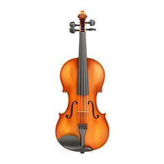 Fototapeta premium Violin, isolated on a transparent background