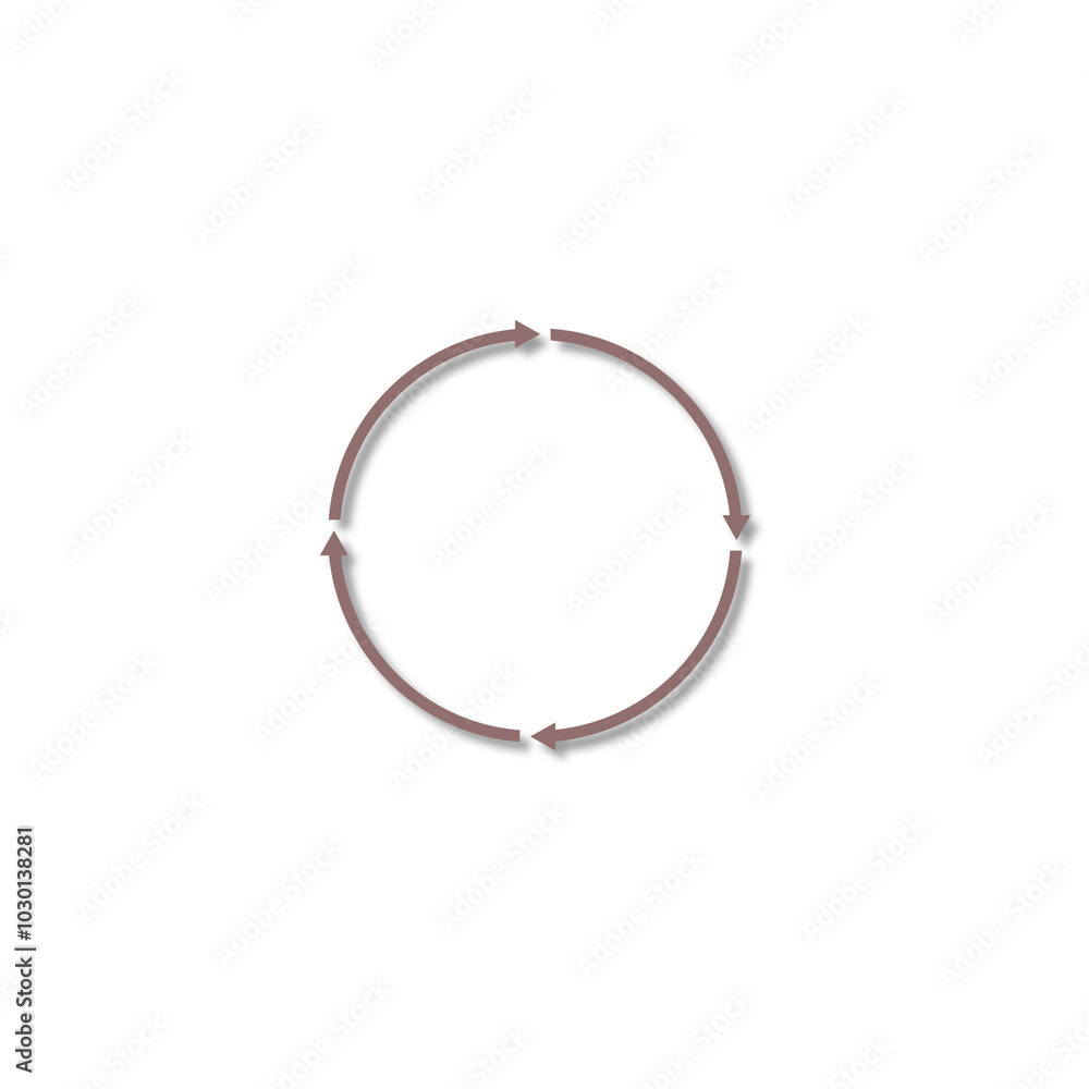 Poster circle arrow. reload arrow icon isolated on transparent background