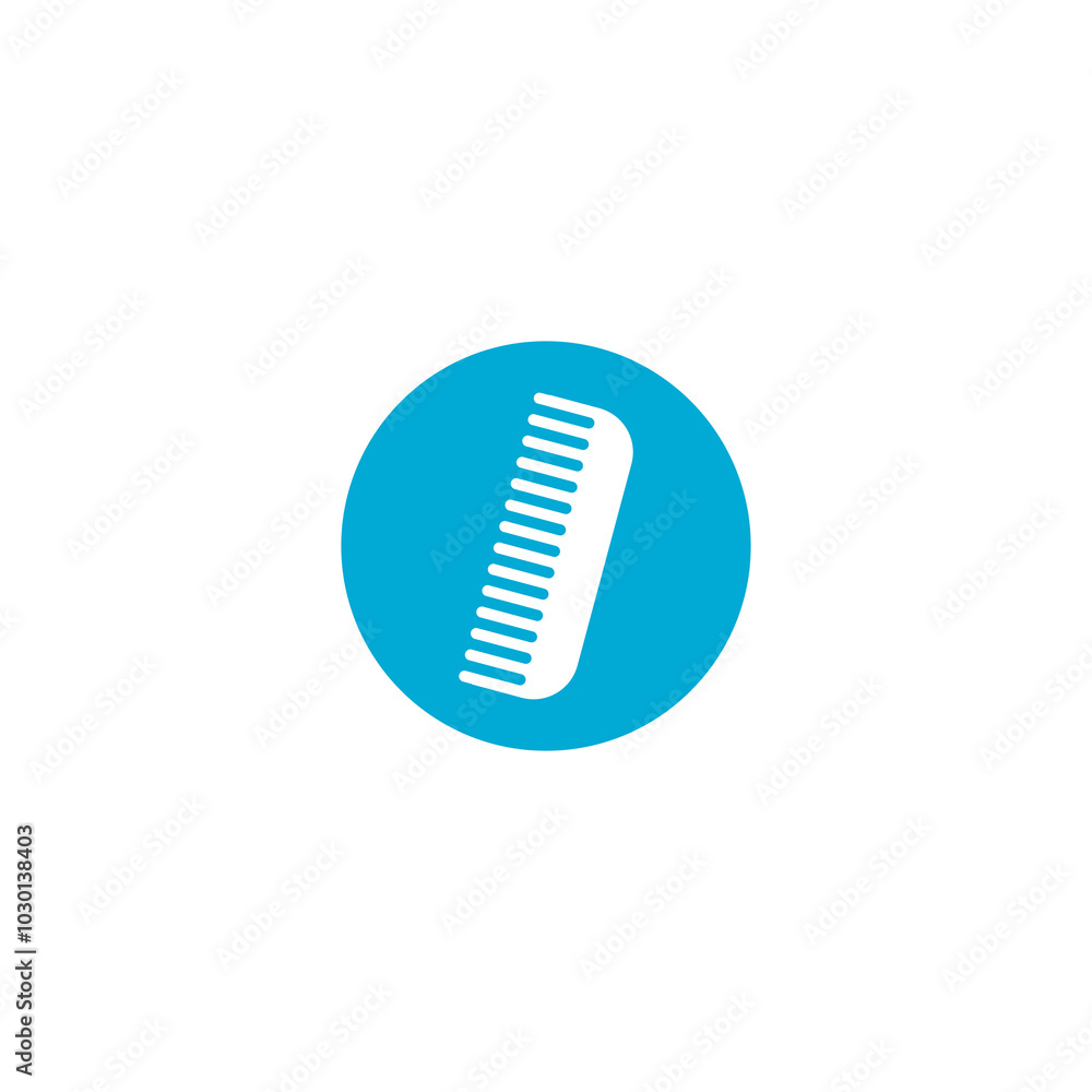 Poster comb icon isolated on transparent background