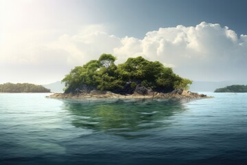 Fototapeta premium Island landscape outdoors nature coast.