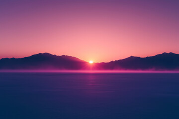 Salar de Uyuni salt flat in Bolivia. Salt desert background.