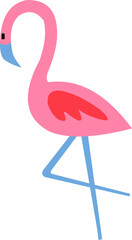 pink flamingo bird © alde