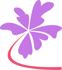 abstract floral design