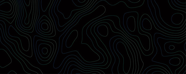 Abstract Dark Topographic Contour Line Art Featuring Flowing Organic Shapes Ideal for Use in High-Resolution Vector Design Templates and Graphic Projects
