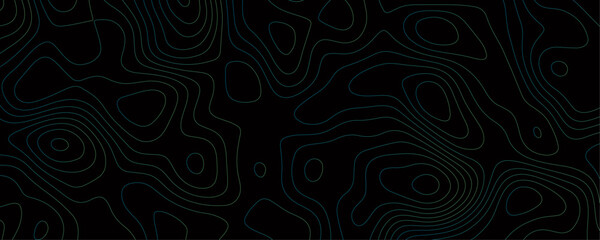 High-Resolution Dark Topographic Contour Line Pattern with Organic Flowing Shapes Perfect for Professional Vector Templates and Creative Design Projects
