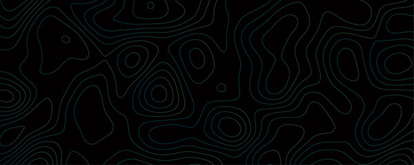 Abstract Dark Topographic Contour Line Design Featuring Smooth Organic Shapes Perfect for Use in Professional Graphic Templates and Backgrounds
