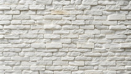 Obraz premium Minimalist high detailed white stone wall fragment