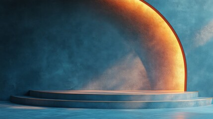 Abstract Minimalist Stage Background