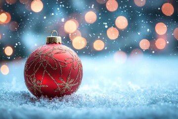 Christmas Season Background created with Generative AI