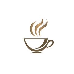 Coffee shop, vector coffee shop logo template