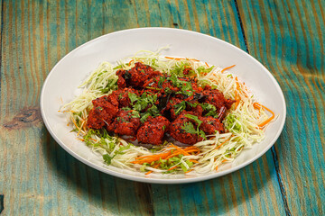 Indian cuisine - Red Chicken 65