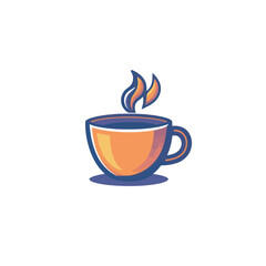simple coffee logo for coffee shop business