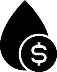 Oil extraction flat icon. Oil prices. Crude Oil Isolated. Oil Gas Symbol Photos, Images on the world market. Isolated vector illustration on transparent background.