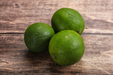 Green sour tropical Lime fruit