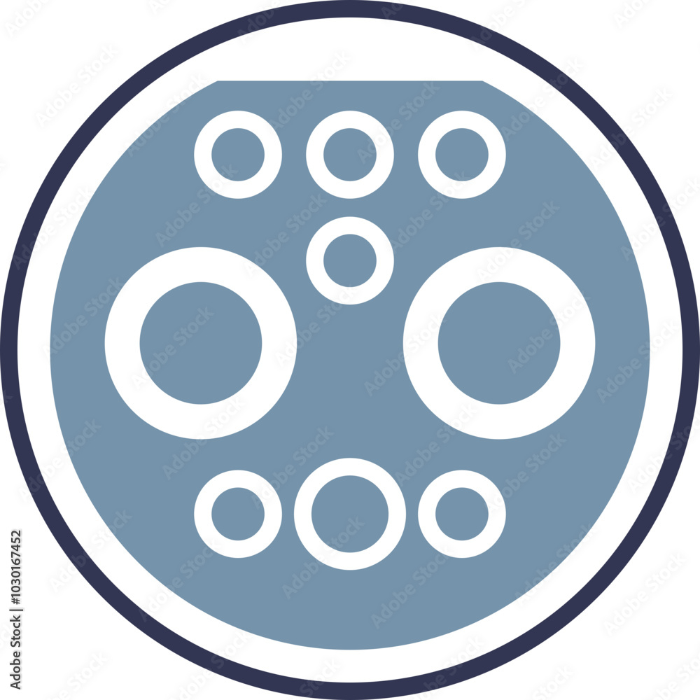 Aufkleber circular patterns symbolizing connectivity and data flow in gbtdc context.