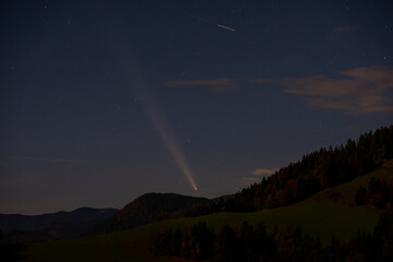 Comet C/2023 A3 Tsuchinshan-Atlas . 14.10.2024 . Styria . Austria . Europe