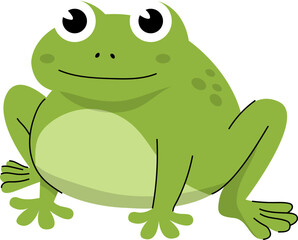 Vector Illustration of Frog World Animal Day