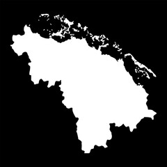 Villa Clara province map, administrative division of Cuba. Vector illustration.