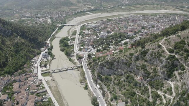 Aerial Views of the Albania
