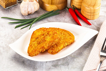 Fried potato hash brown snack