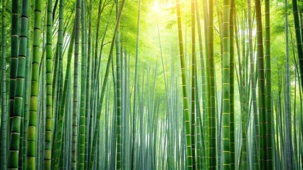 Fototapeta premium Minimalist sugarcane background texture in bamboo forest