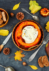 Roasted squash or pumpkin.