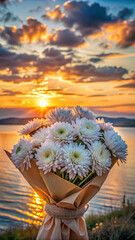 sunset over the ocean. sunset, sea, sun, sky, water, sunrise, ocean, landscape, nature, clouds, cloud, orange, reflection, beach, horizon, lake, dusk, evening, beautiful, dawn, waves, light, summer, v