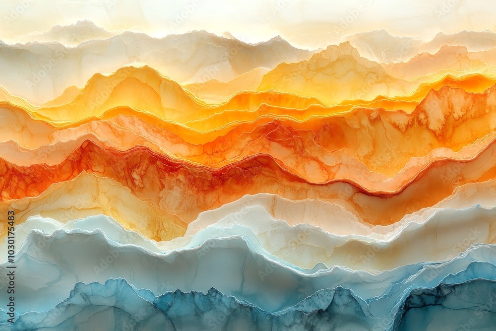 Poster the artwork is made with alcohol inks. they are mixed with liquid paints to create a modern, abstrac